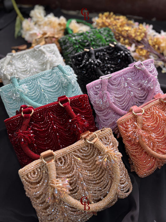 Mala Crystal  Zip Potli