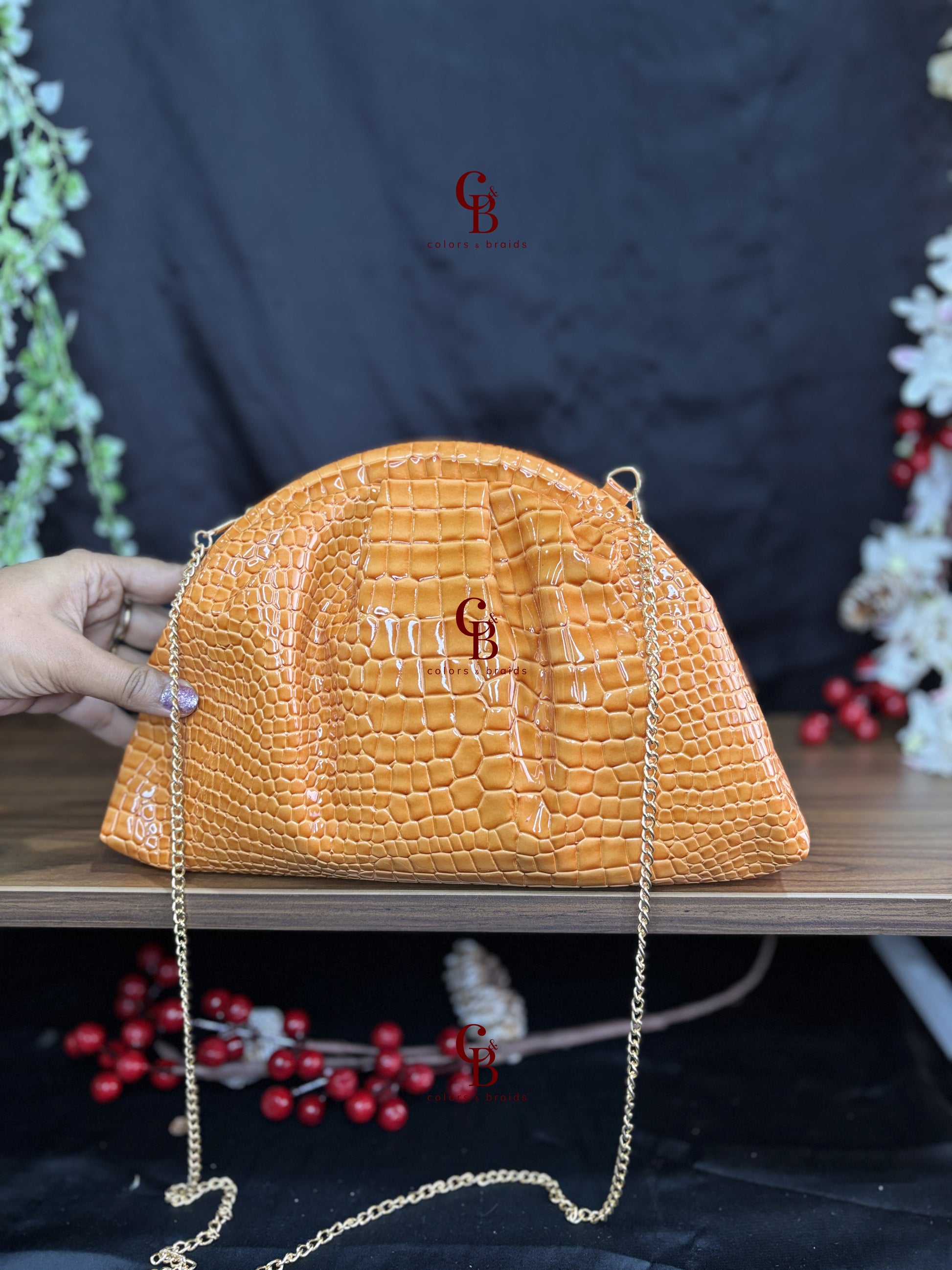 Candy Crush Leather Moon bag