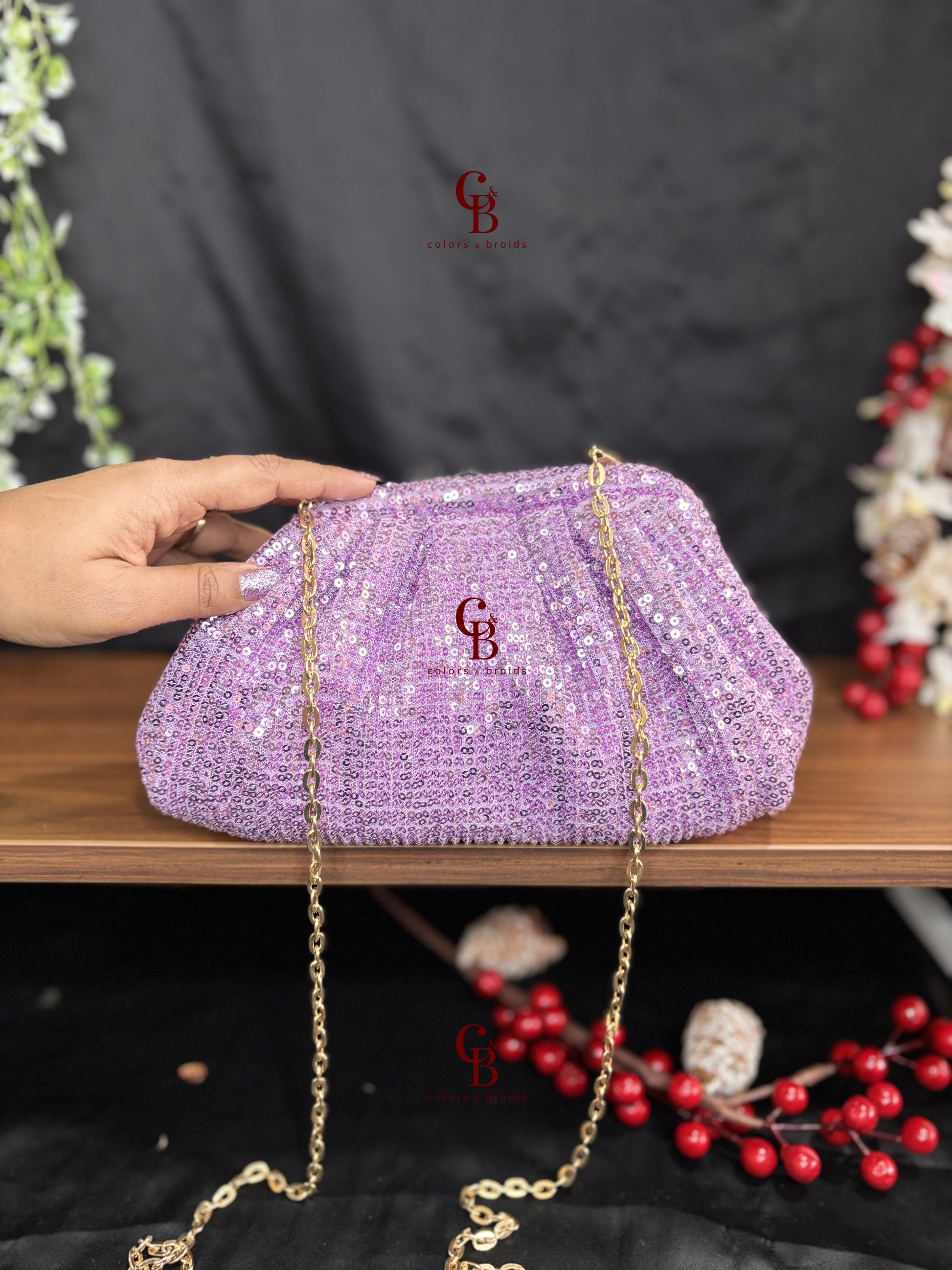 Shine Sequin Batua