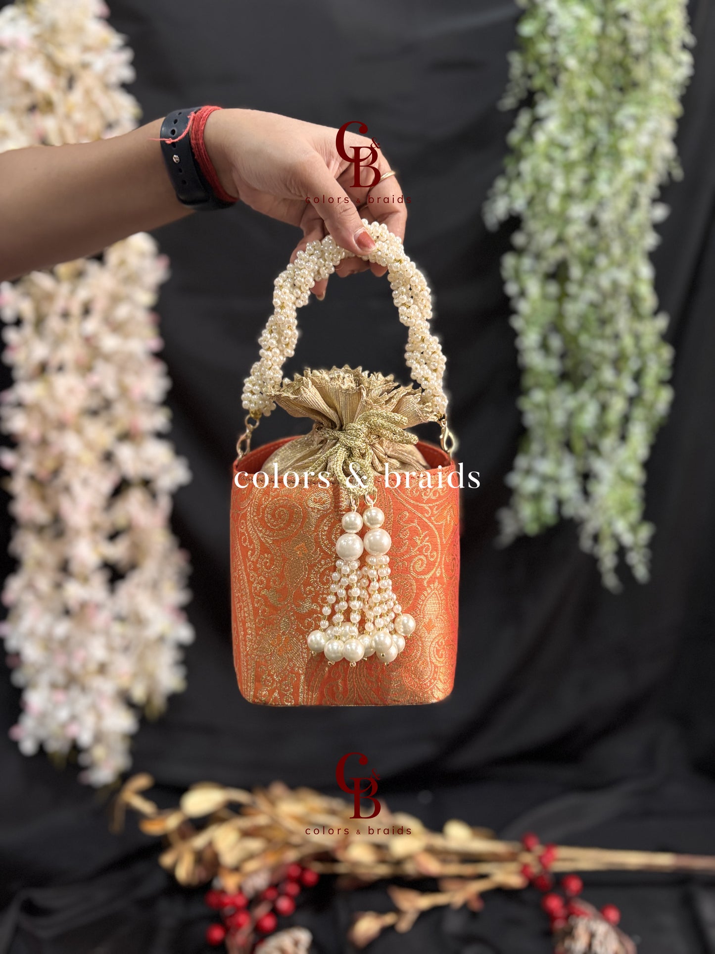 Banarasi Potli Bucket Bag