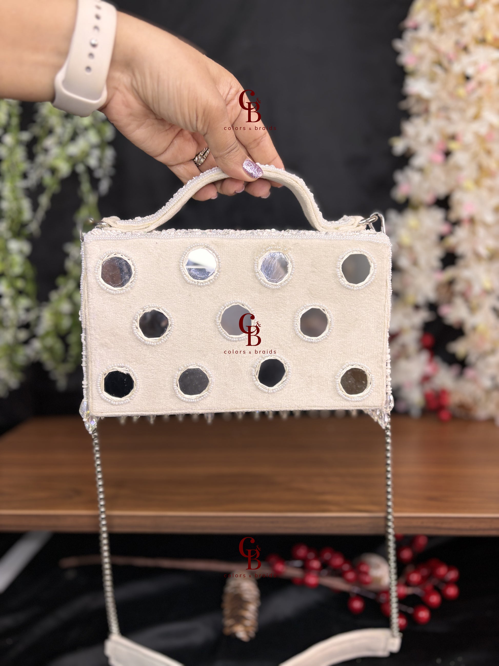Mirror Glaze flap bag