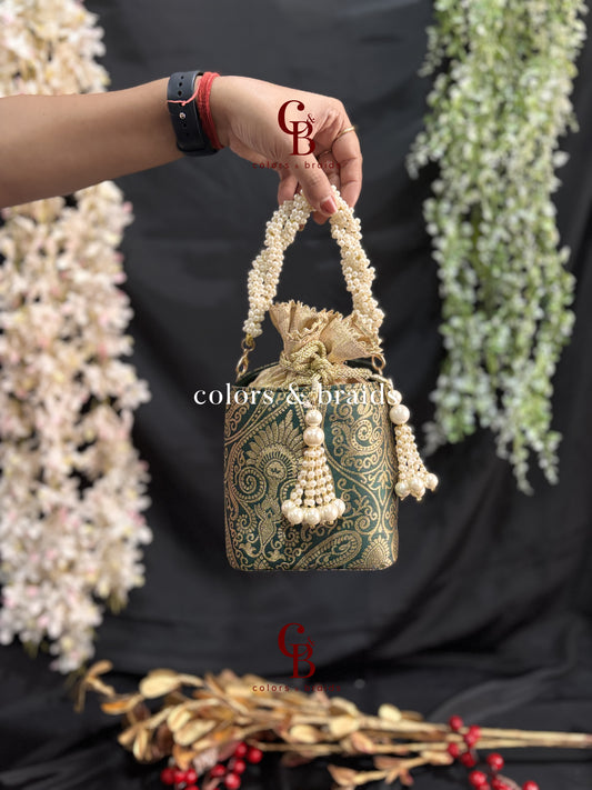 Banarasi Potli Bucket Bag