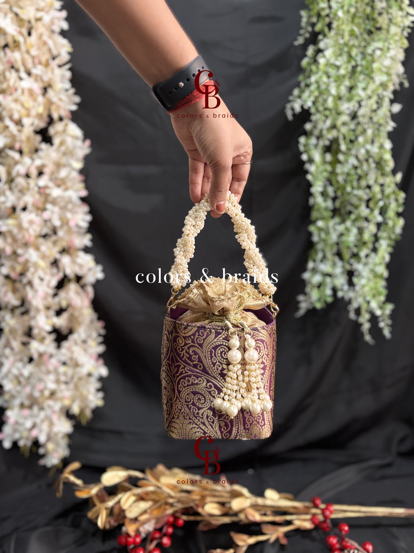 Banarasi Potli Bucket Bag