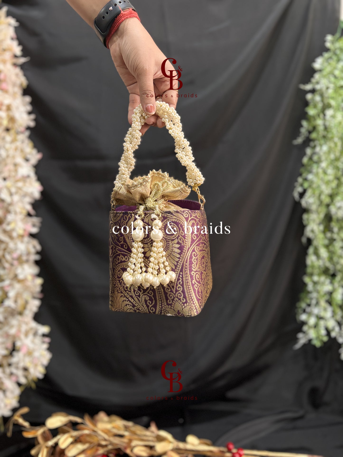 Banarasi Potli Bucket Bag