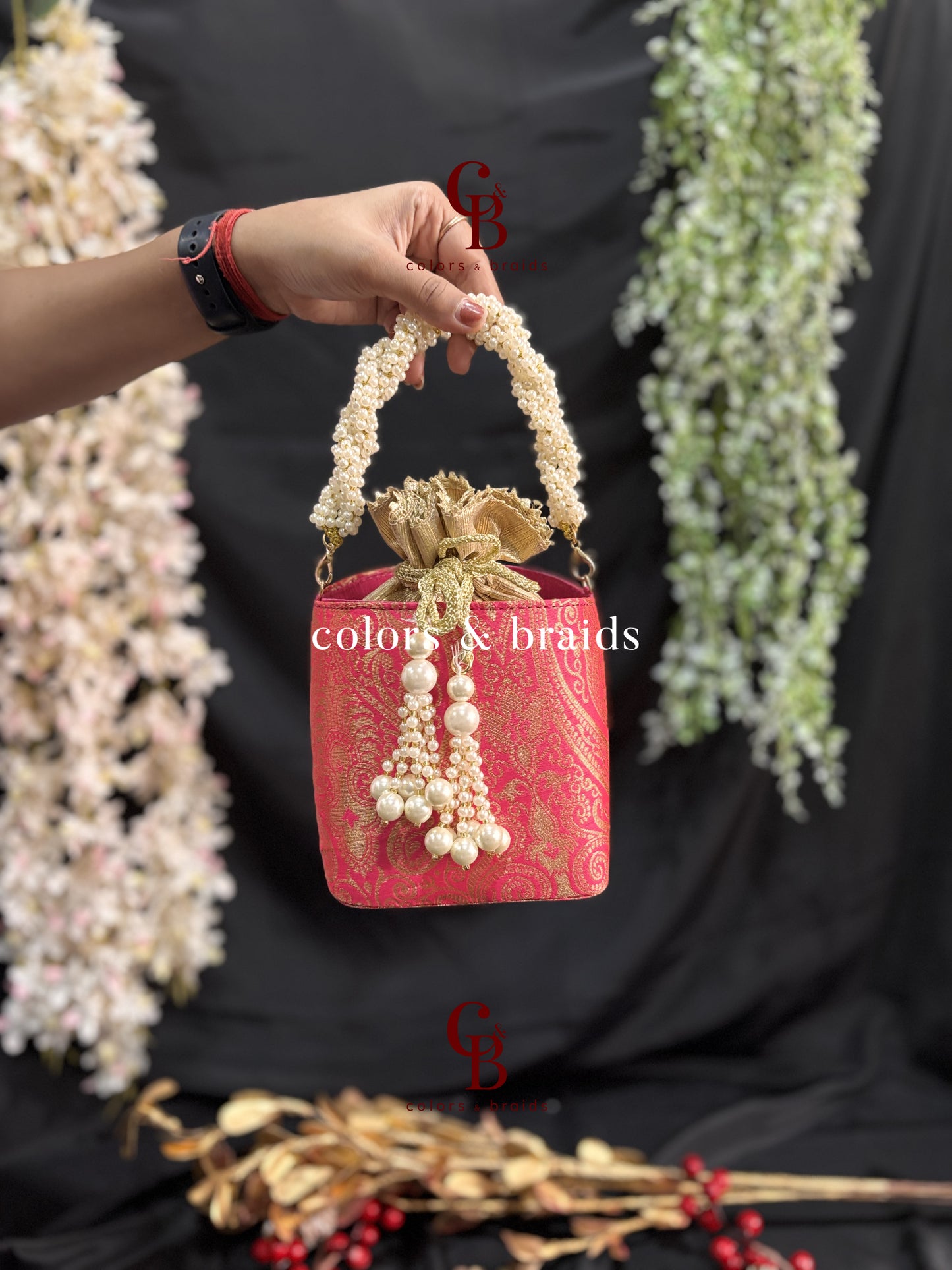 Banarasi Potli Bucket Bag