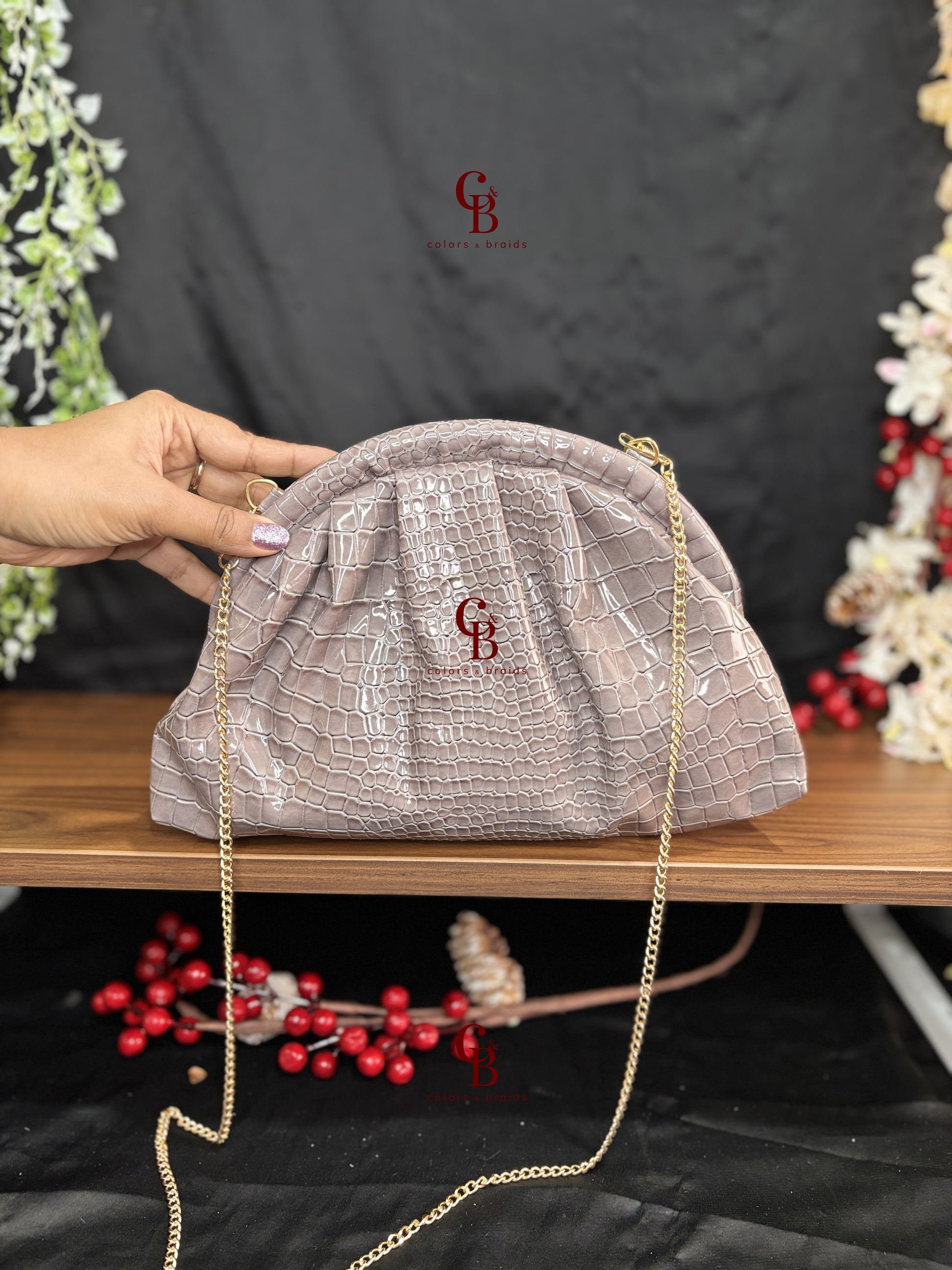 Candy Crush Leather Moon bag