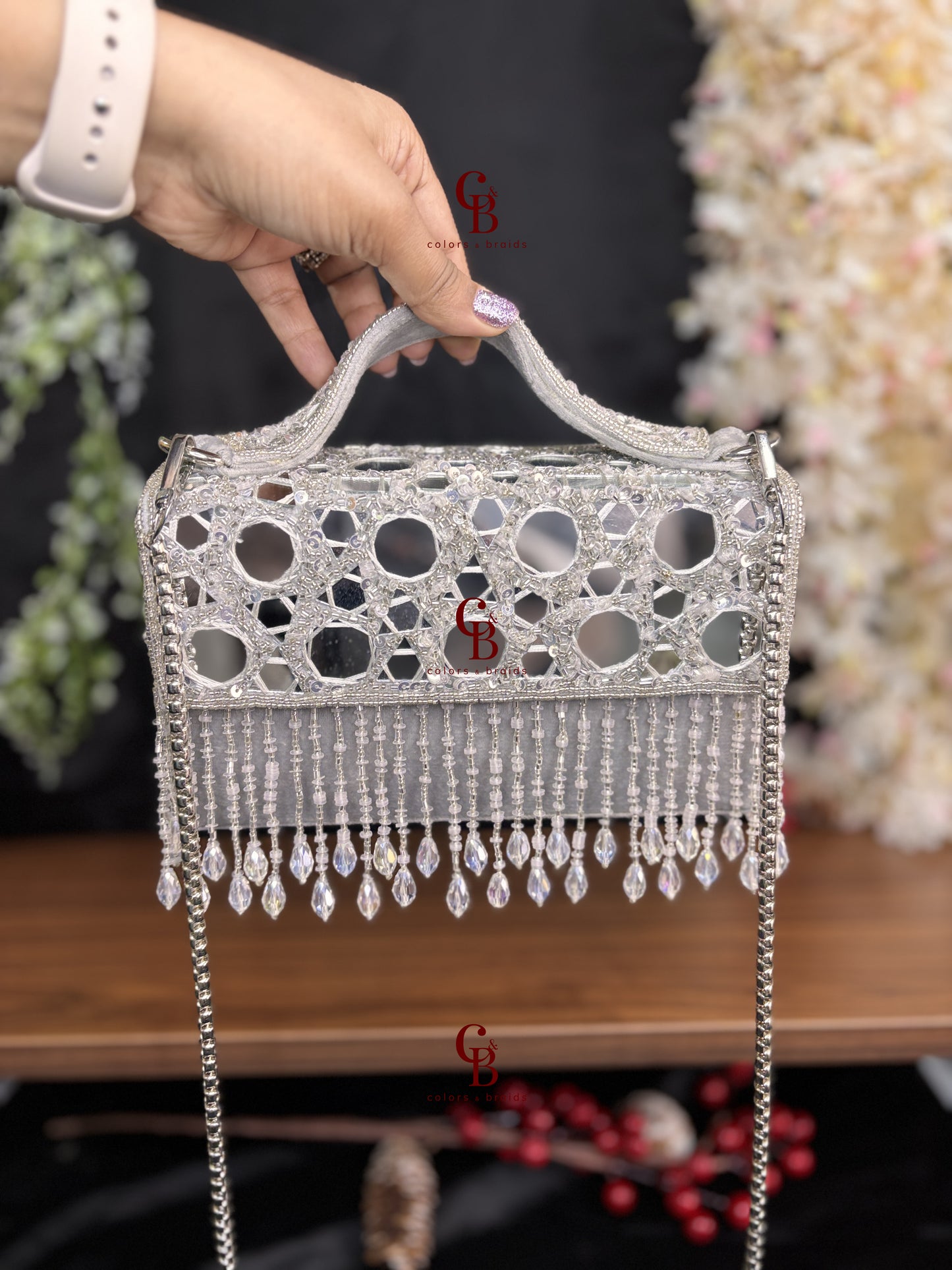 Mirror Glaze flap bag