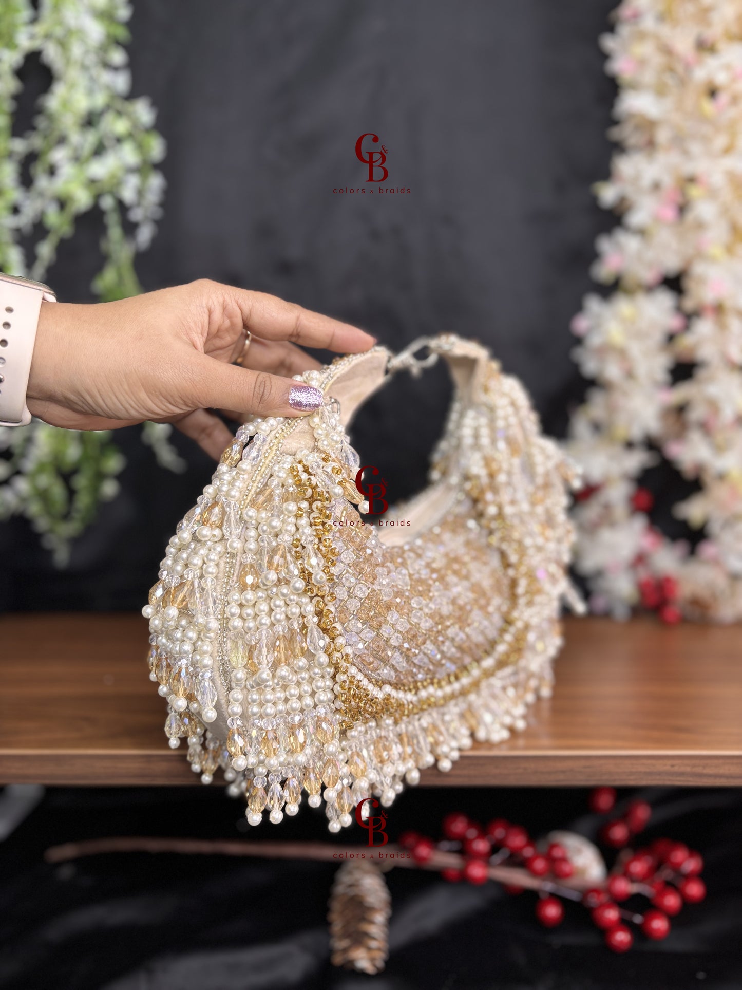 Arohi Crystal Moon Bag