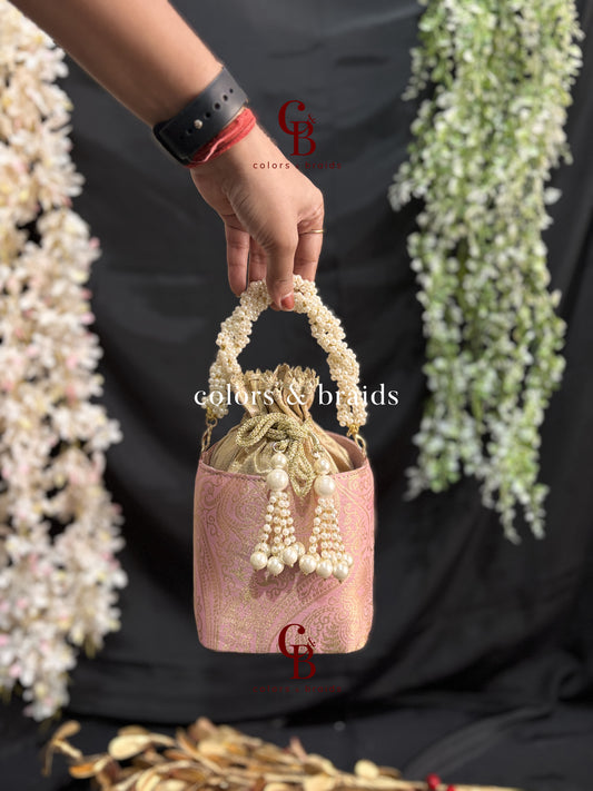 Banarasi Potli Bucket Bag