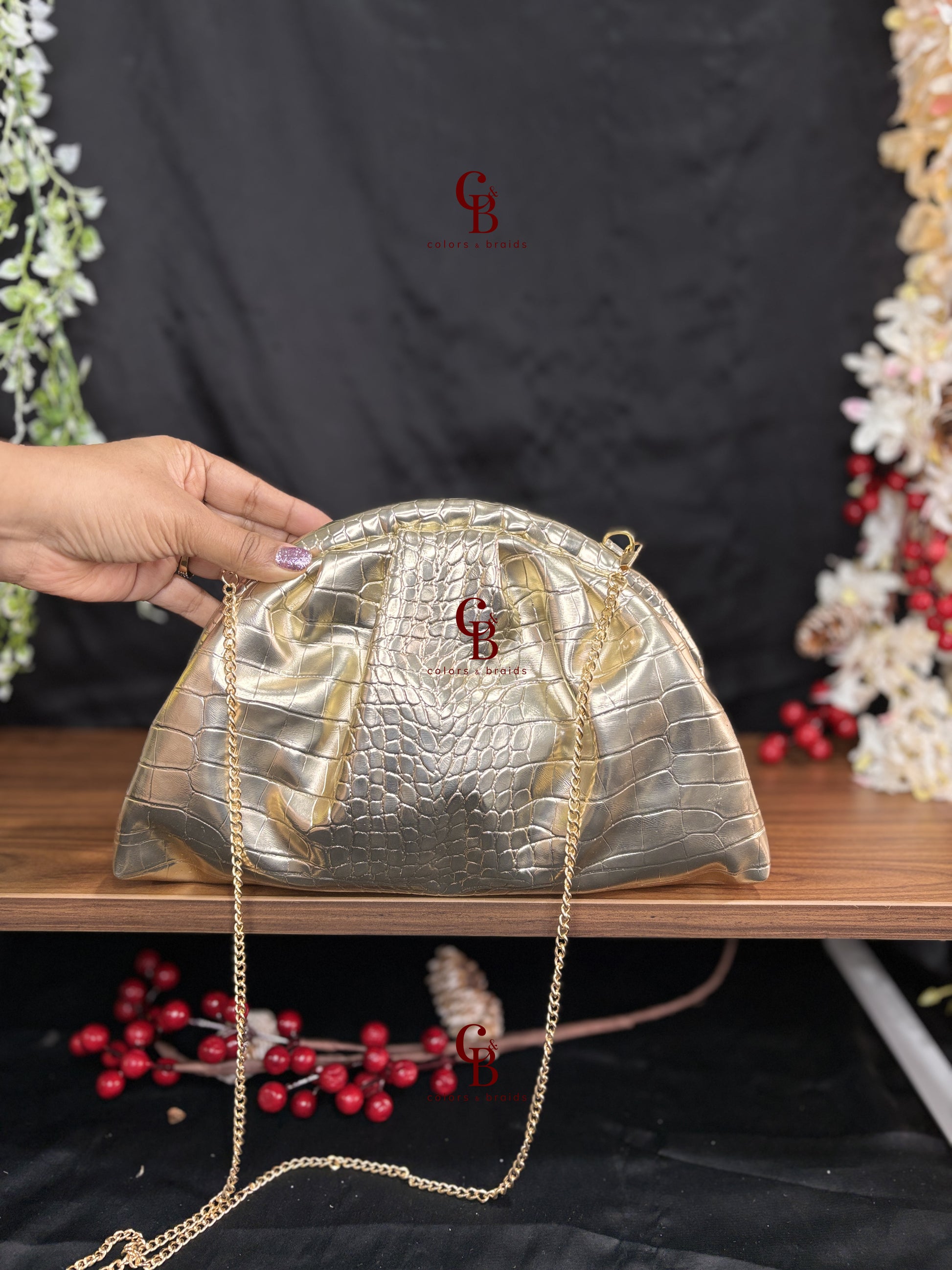 Candy Crush Leather Moon bag