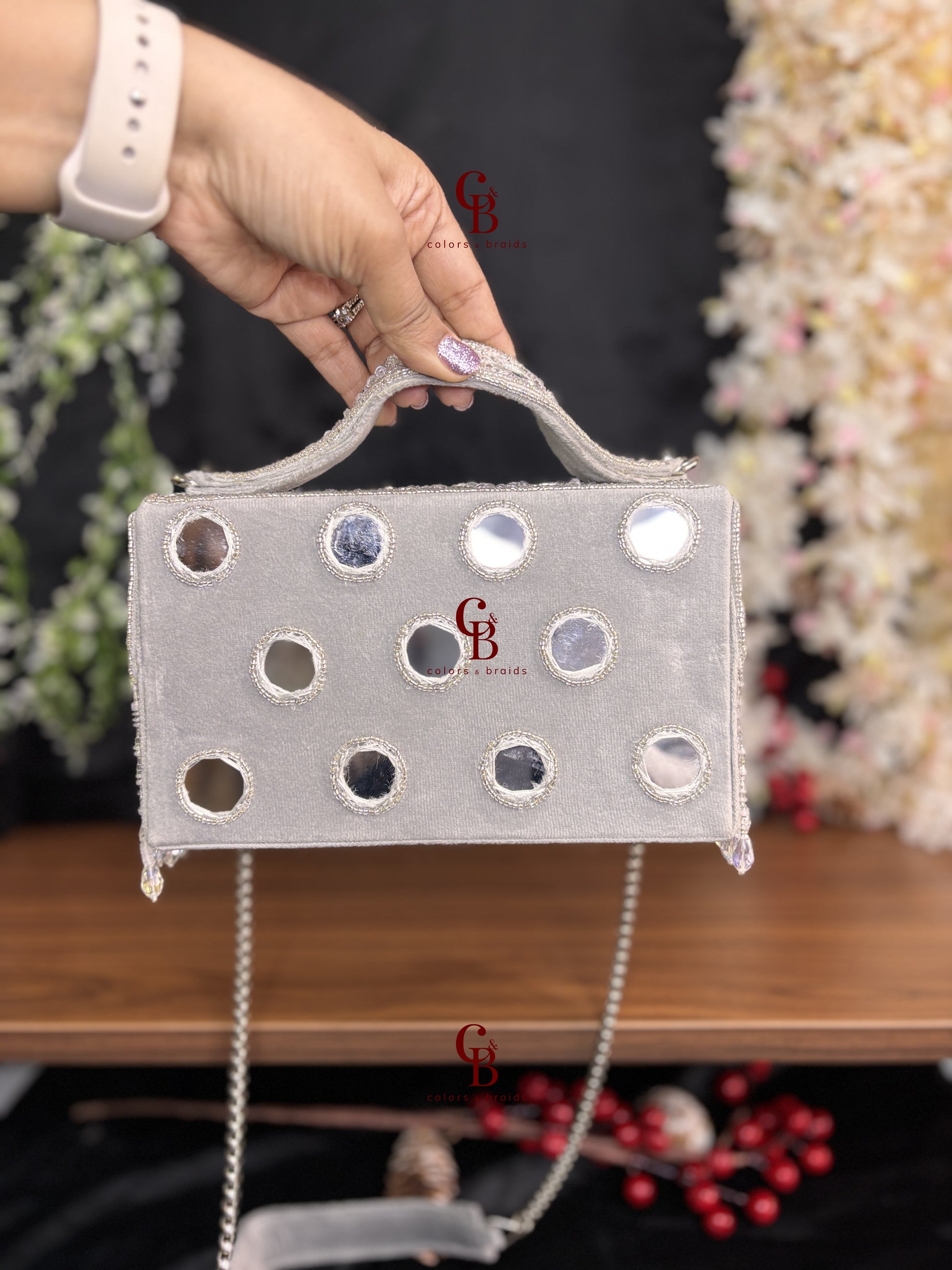 Mirror Glaze flap bag