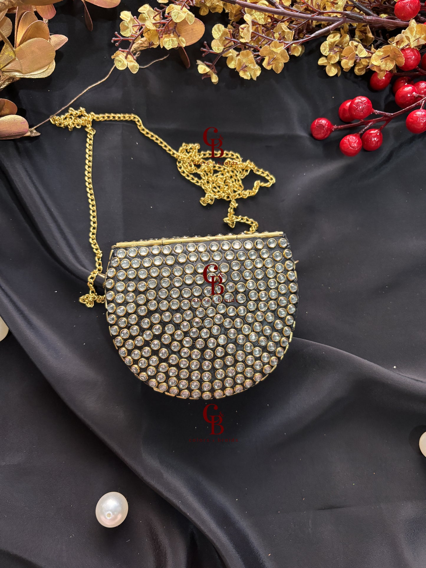 Raani Kundan Clutch