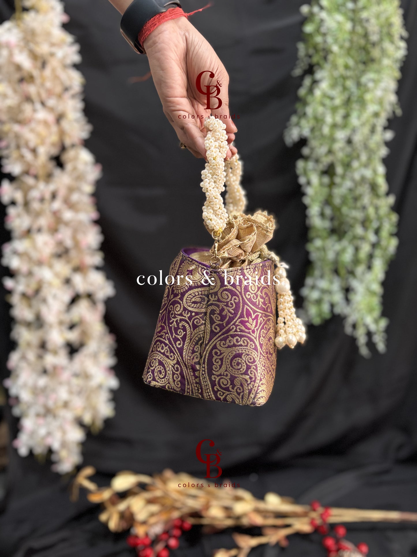 Banarasi Potli Bucket Bag