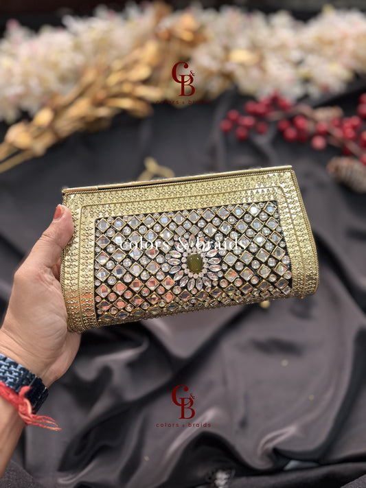 Tanira Kundan clutch