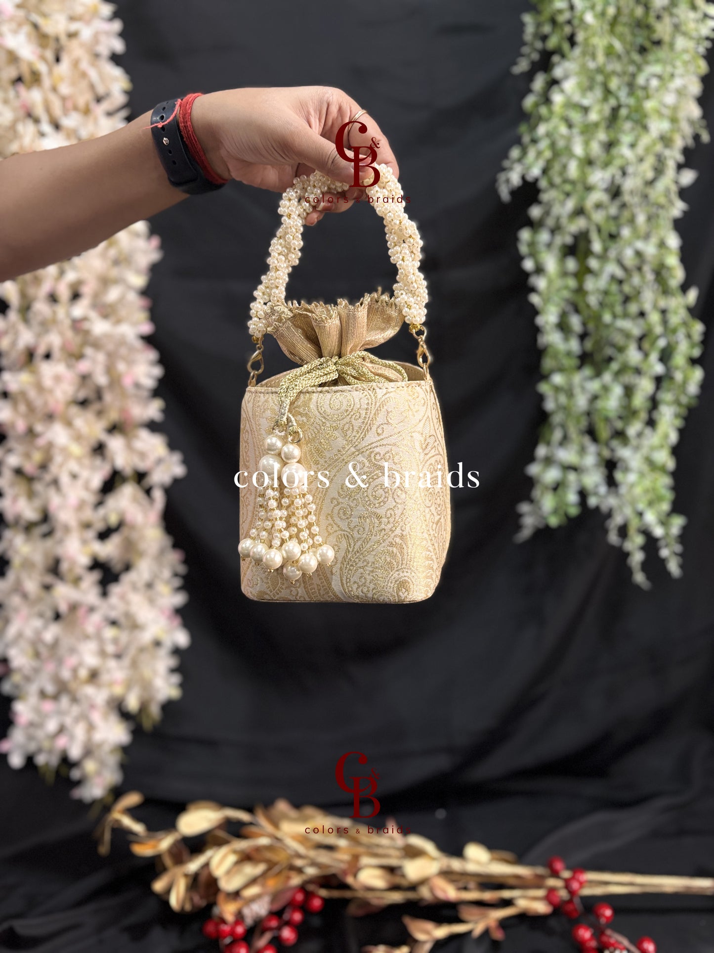 Banarasi Potli Bucket Bag