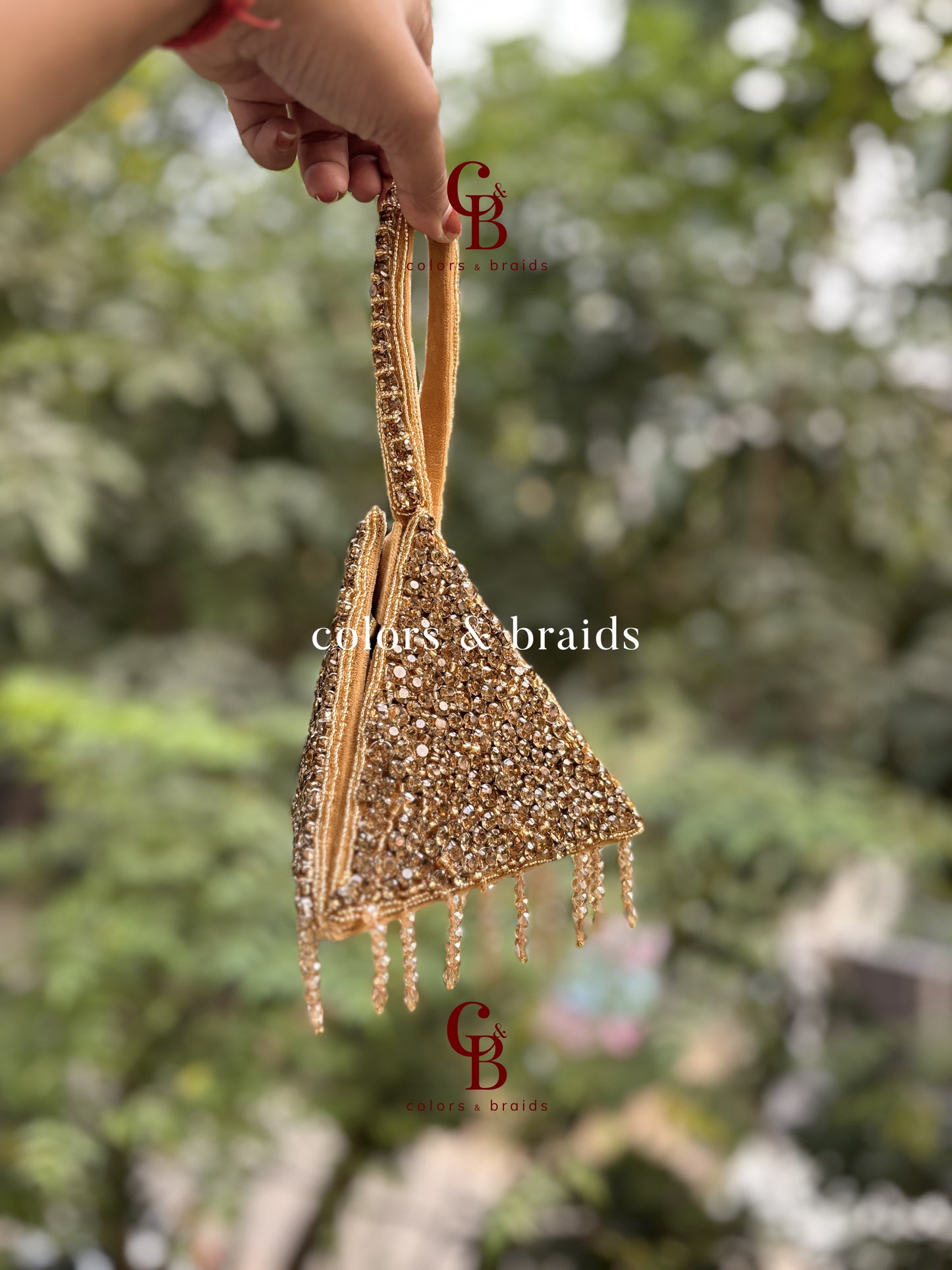 Samosa Gold and SIlver Potli