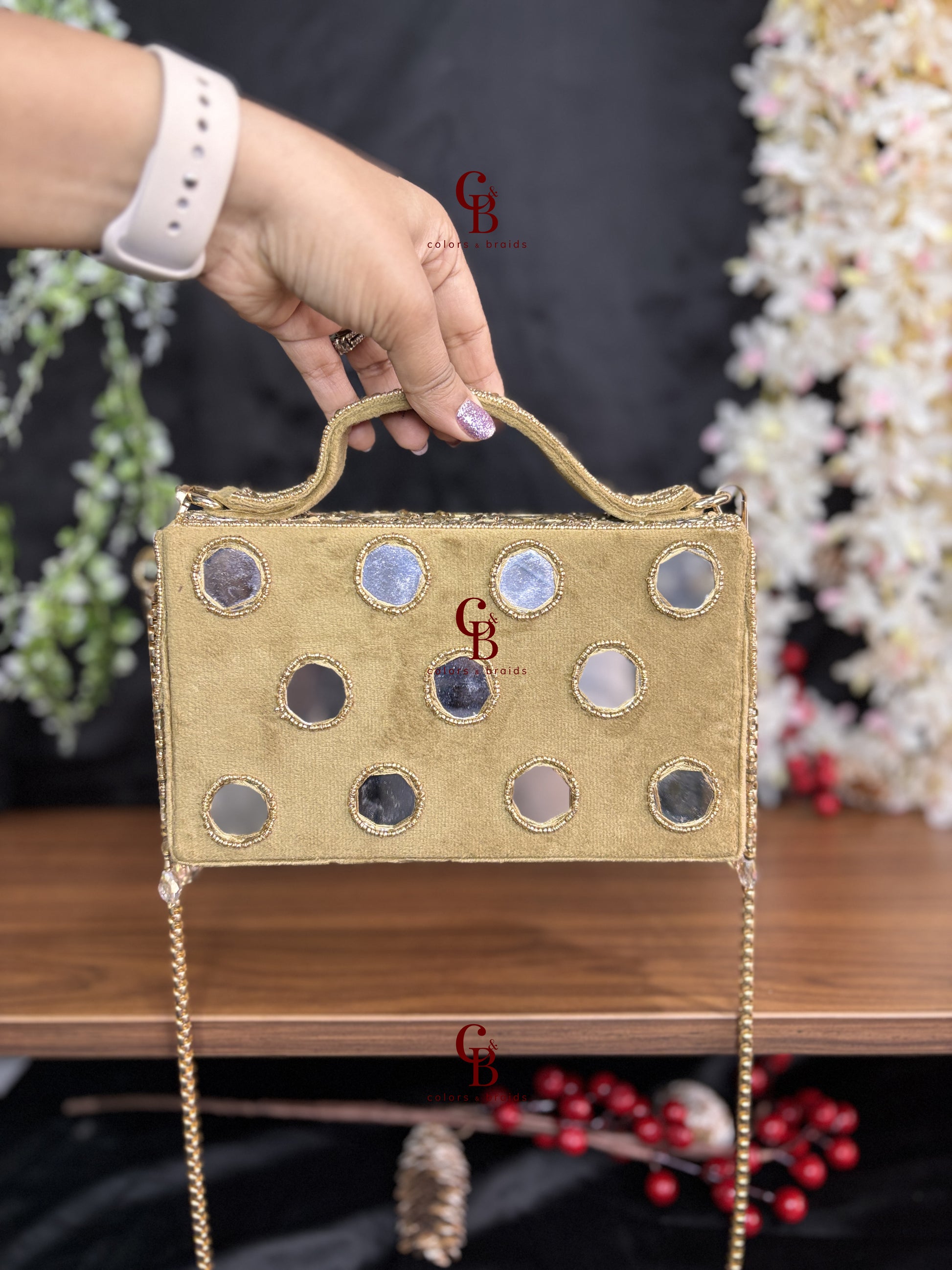 Mirror Glaze flap bag