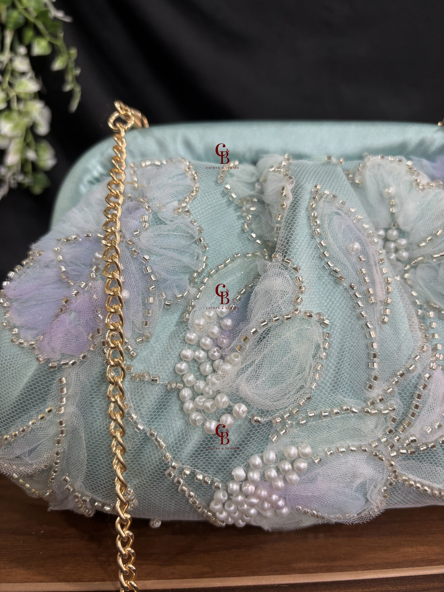 Clara Batua - Lavender, Peach, Pink and Blue Batua