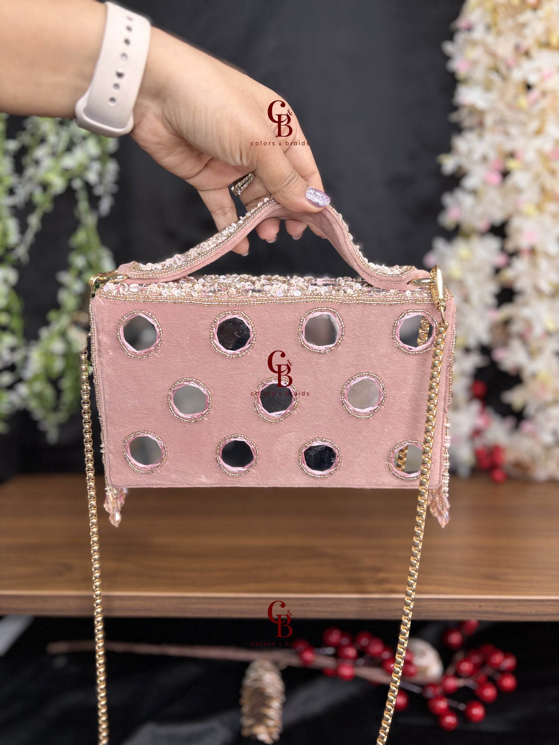 Mirror Glaze flap bag
