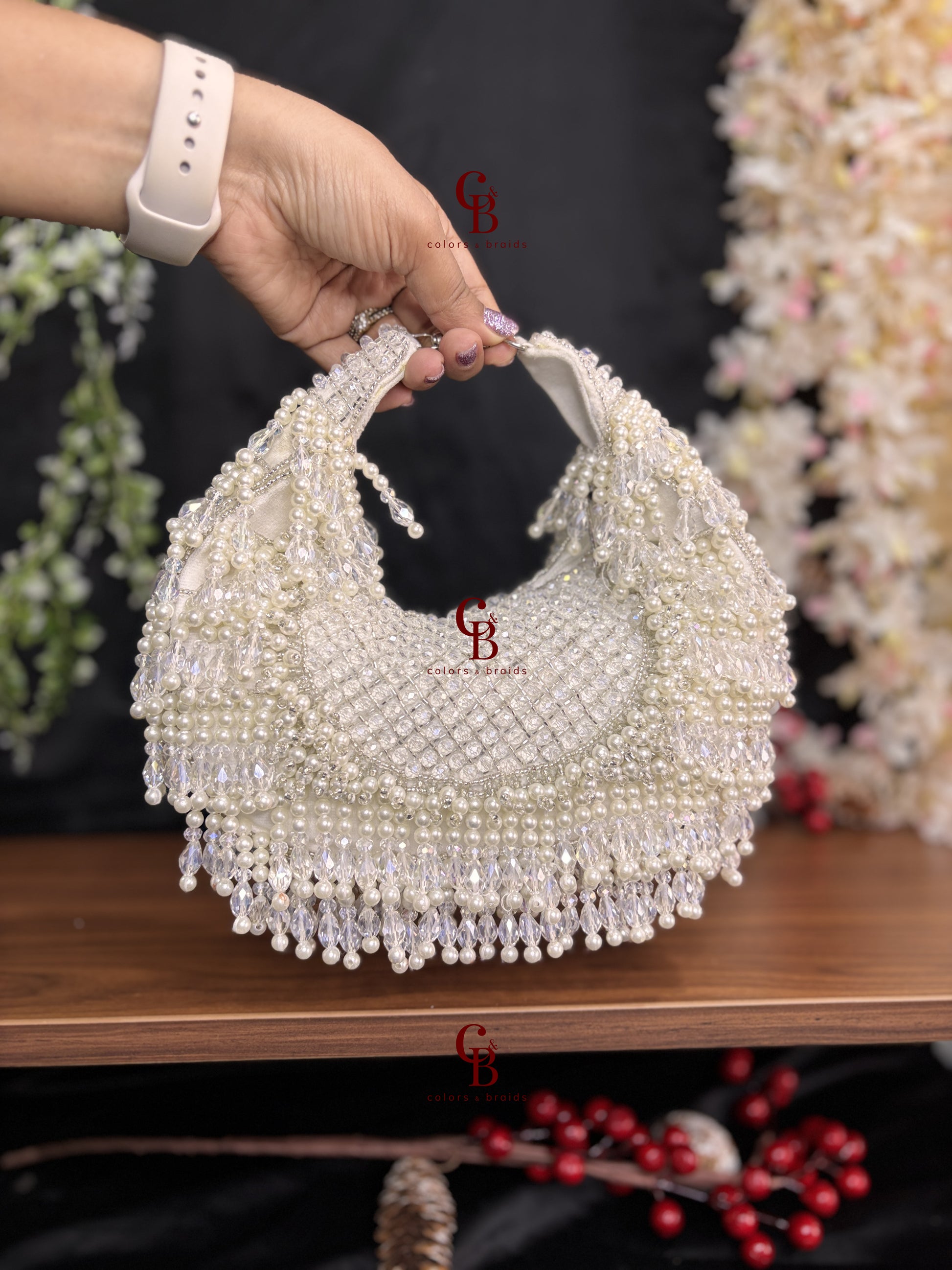 Arohi Crystal Moon Bag