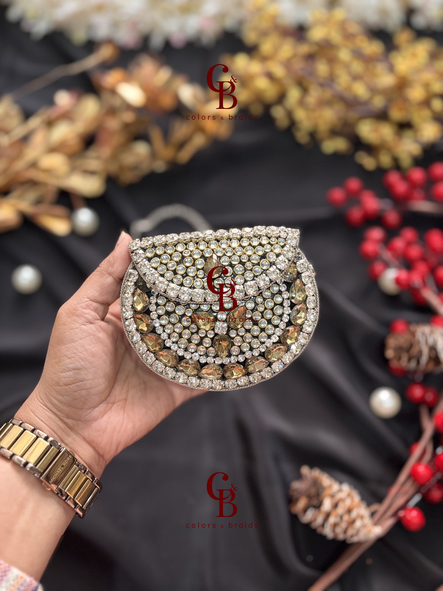 Siya Kundan Clutch