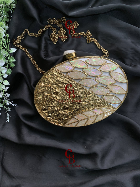 Bahaara Mother of Pearl - MOP Clutch
