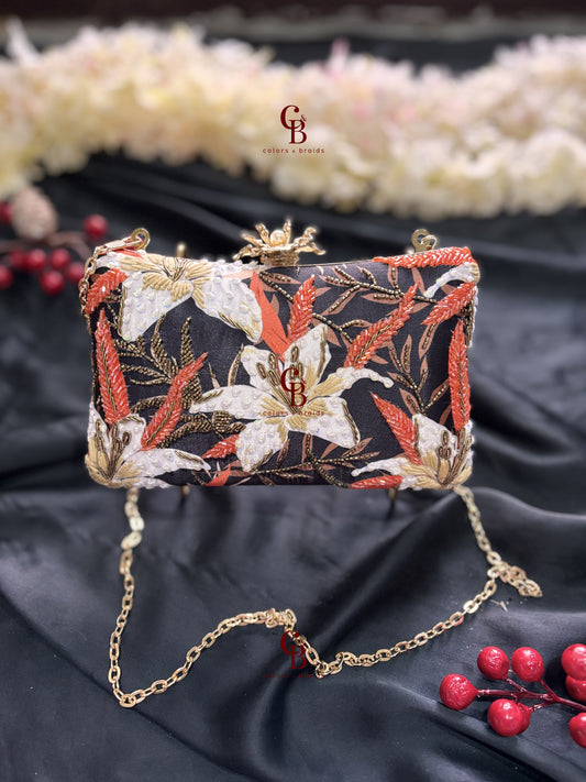 Black Petals clutch