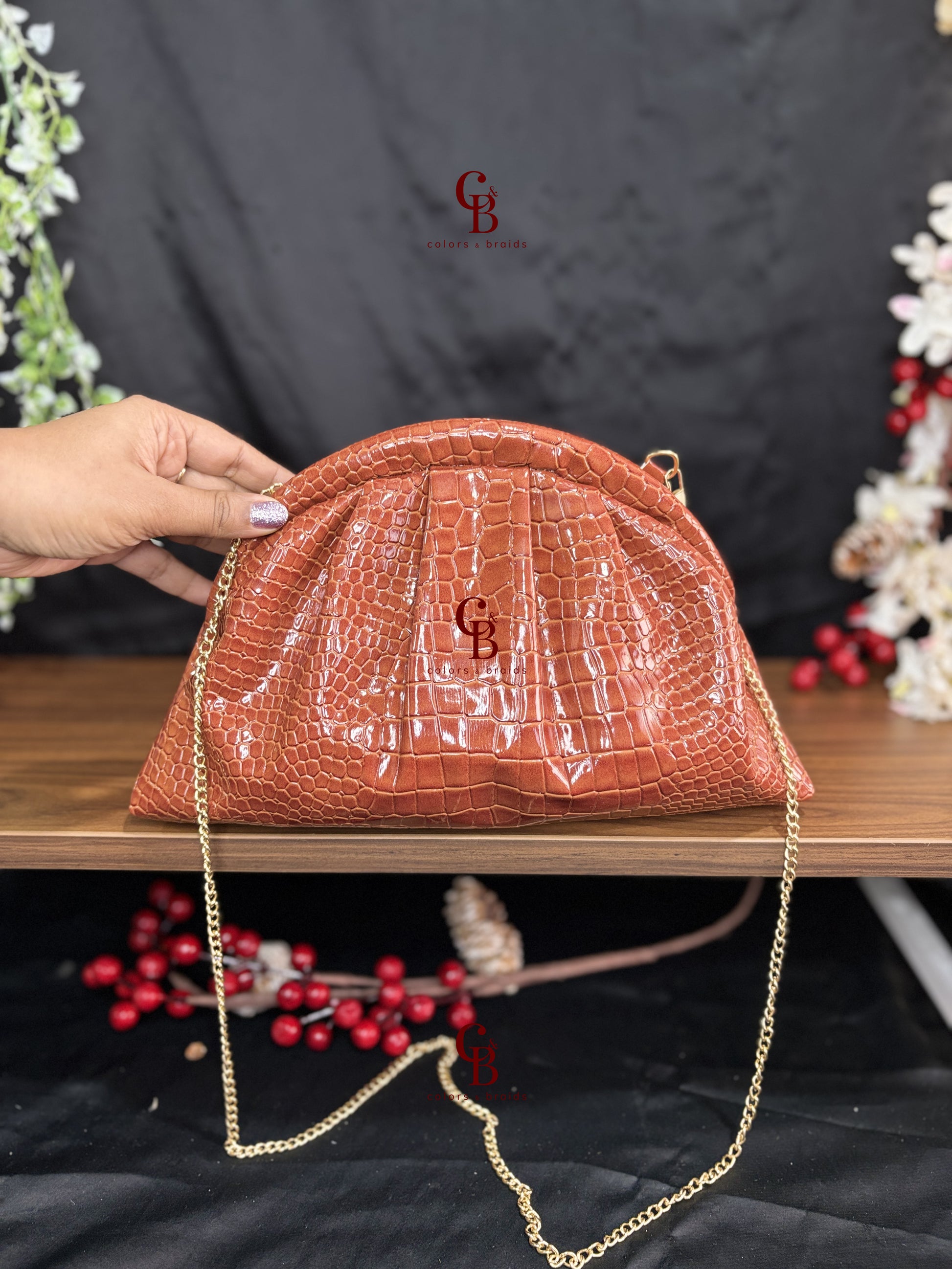 Candy Crush Leather Moon bag