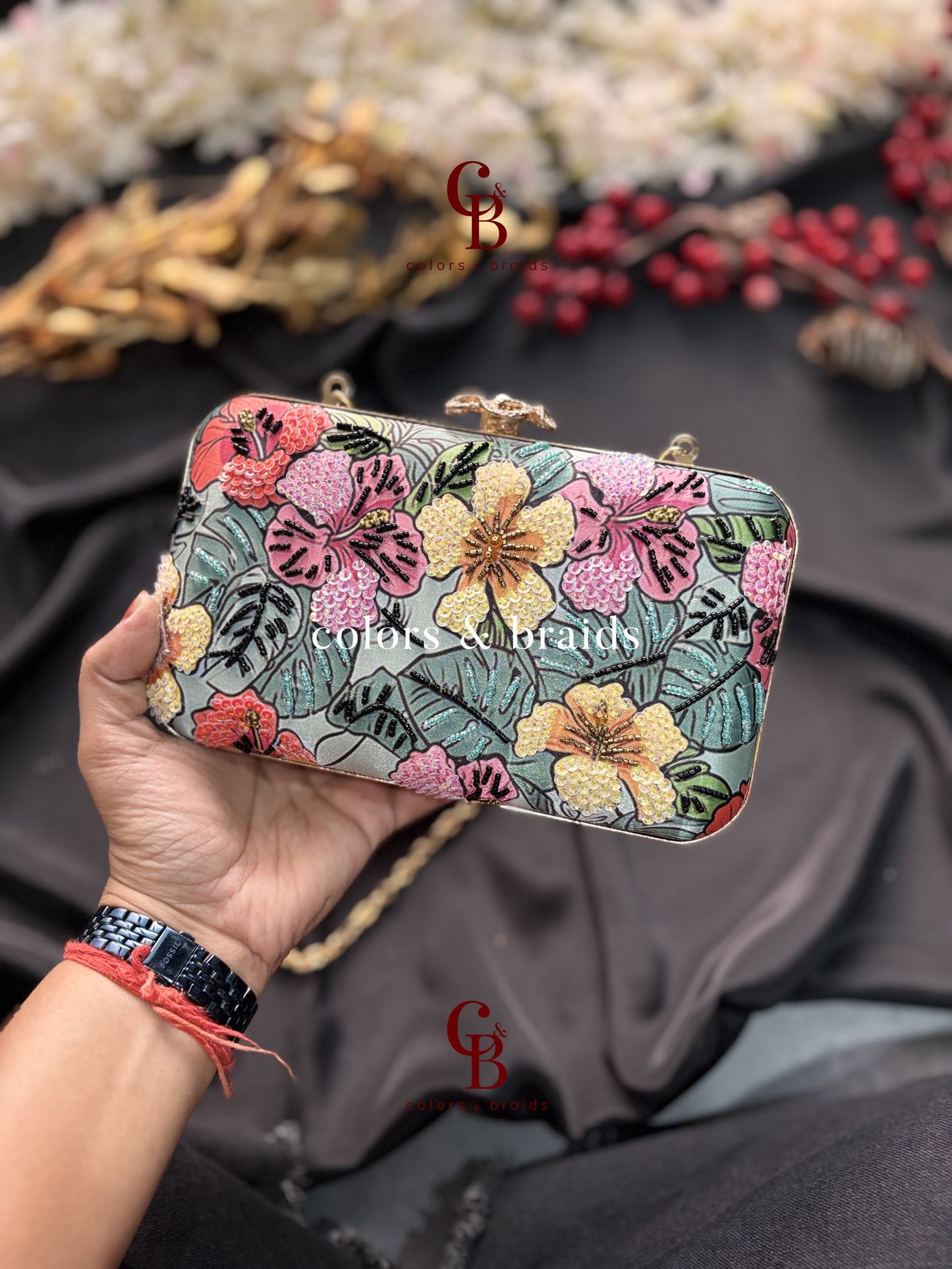 EverBloom Print Highlight Clutches