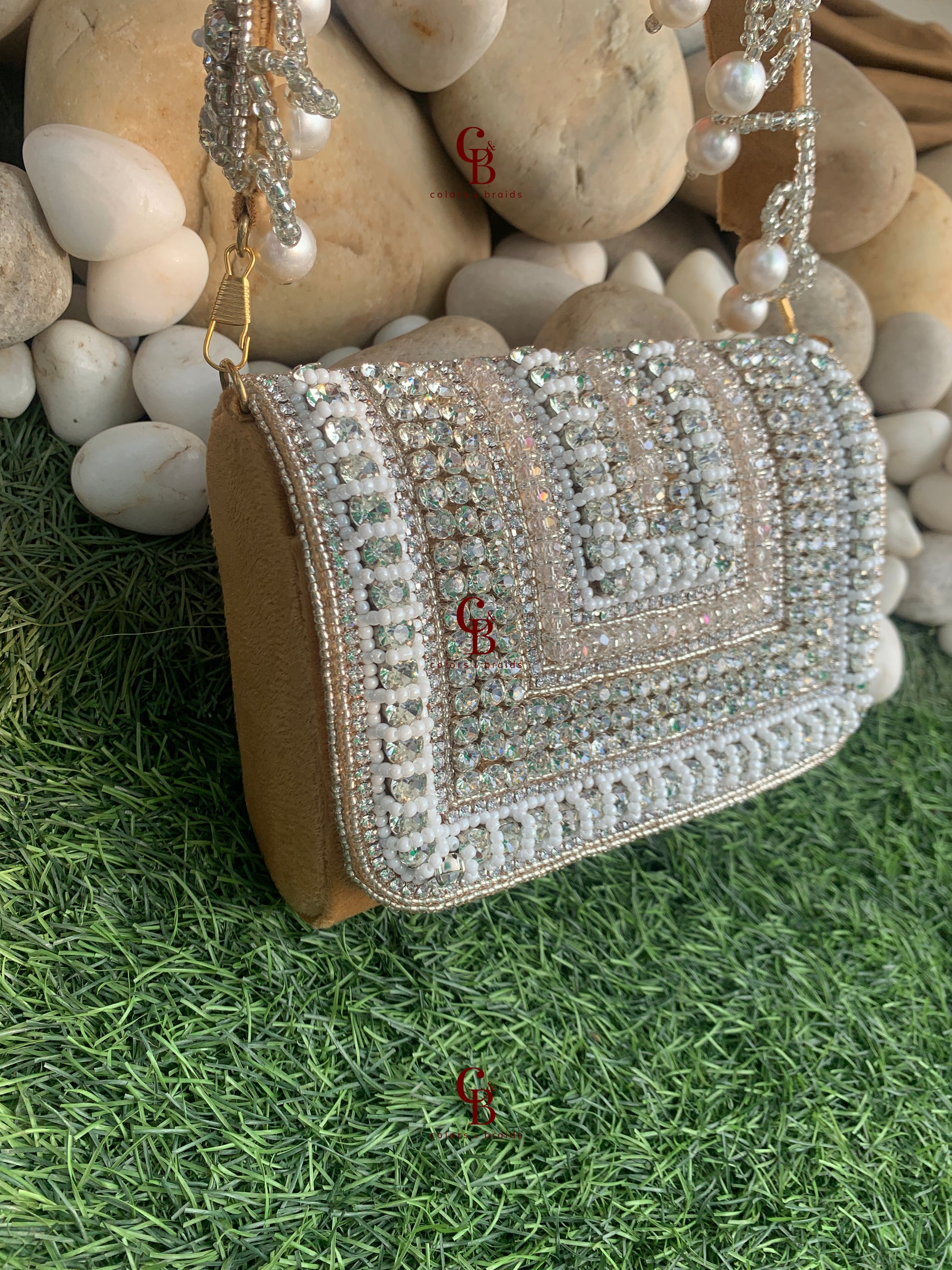 Ammy Crystal Pearl + Crystal - Medium