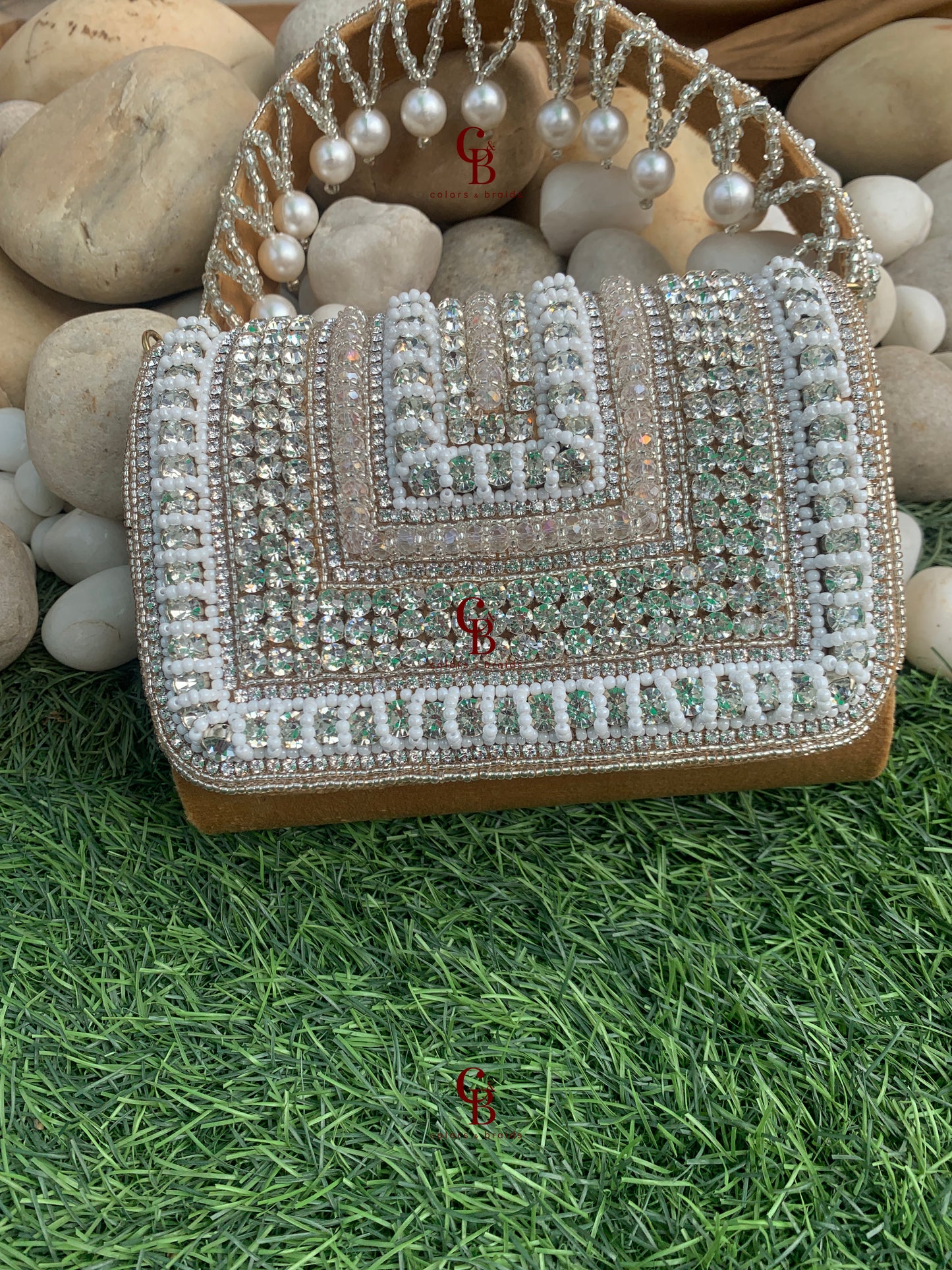 Ammy Crystal Pearl + Crystal - Medium