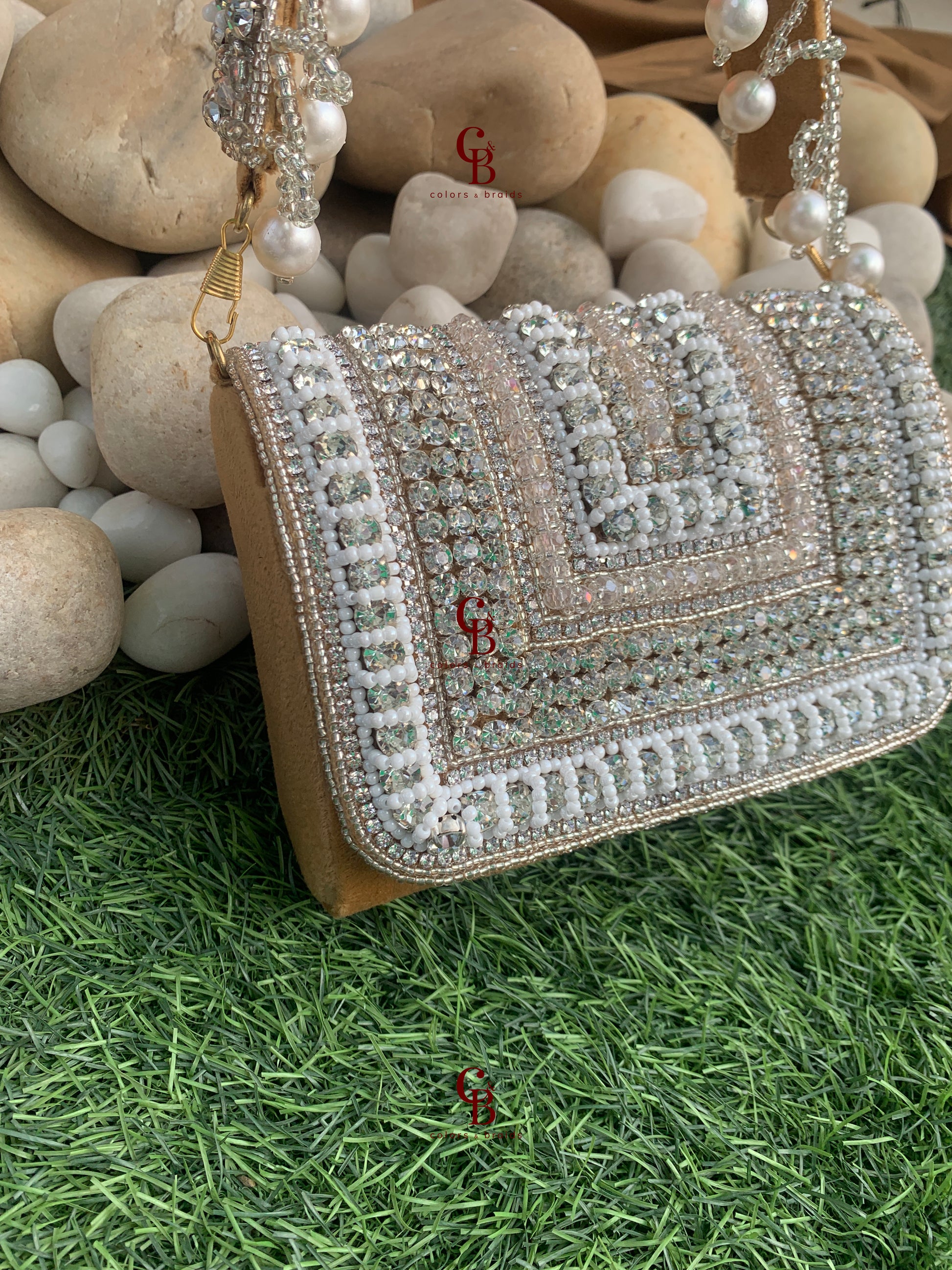 Ammy Crystal Pearl + Crystal - Medium