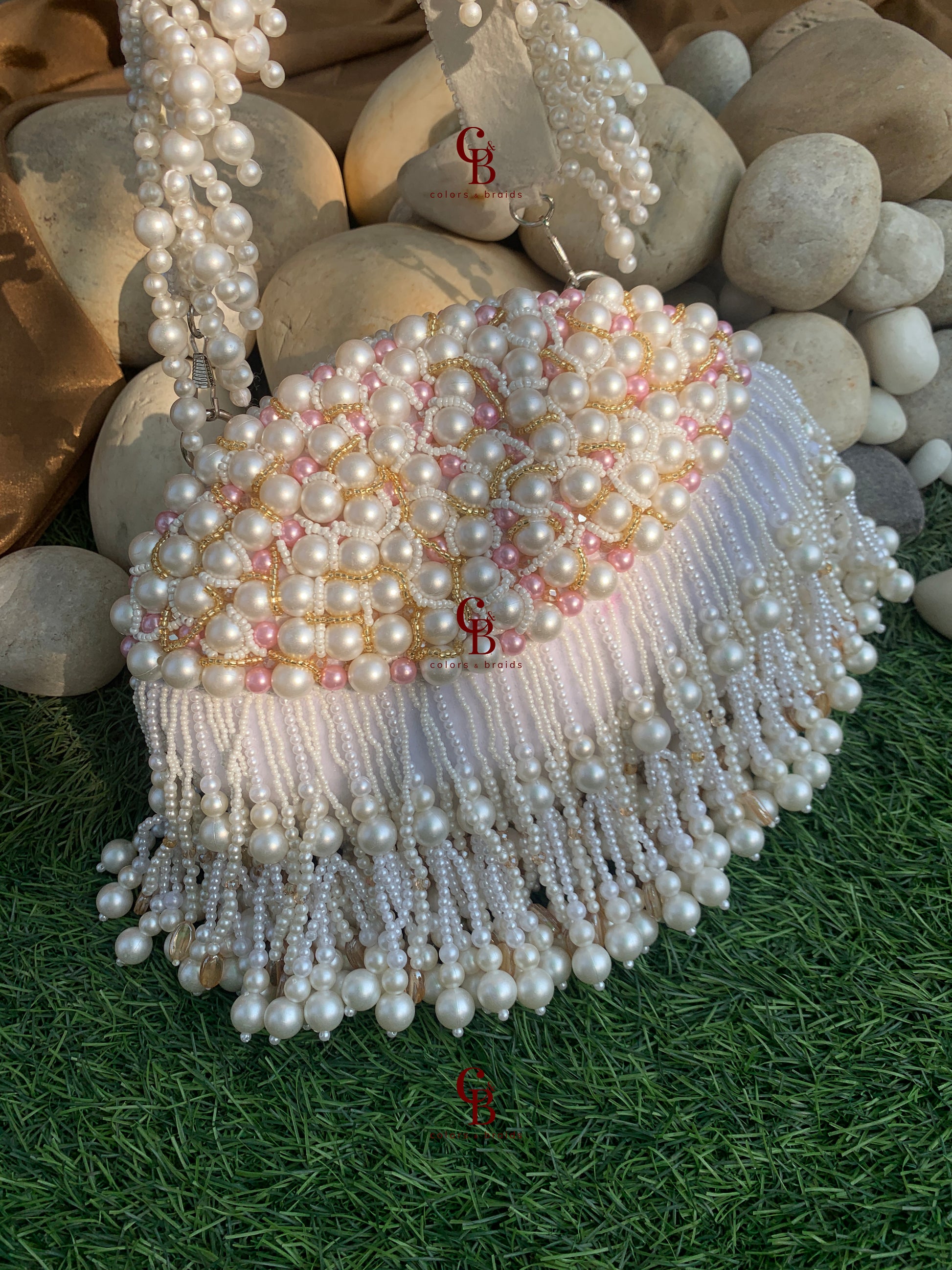 Pearl Blossom Clutch