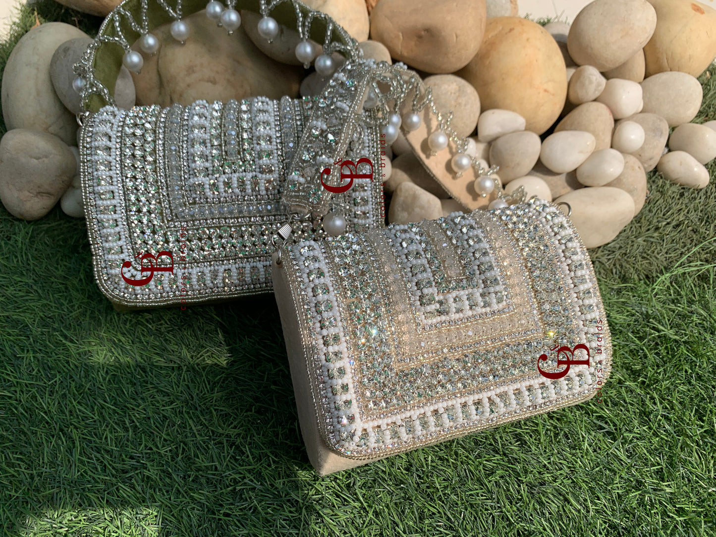 Ammy Crystal Pearl + Crystal - Medium