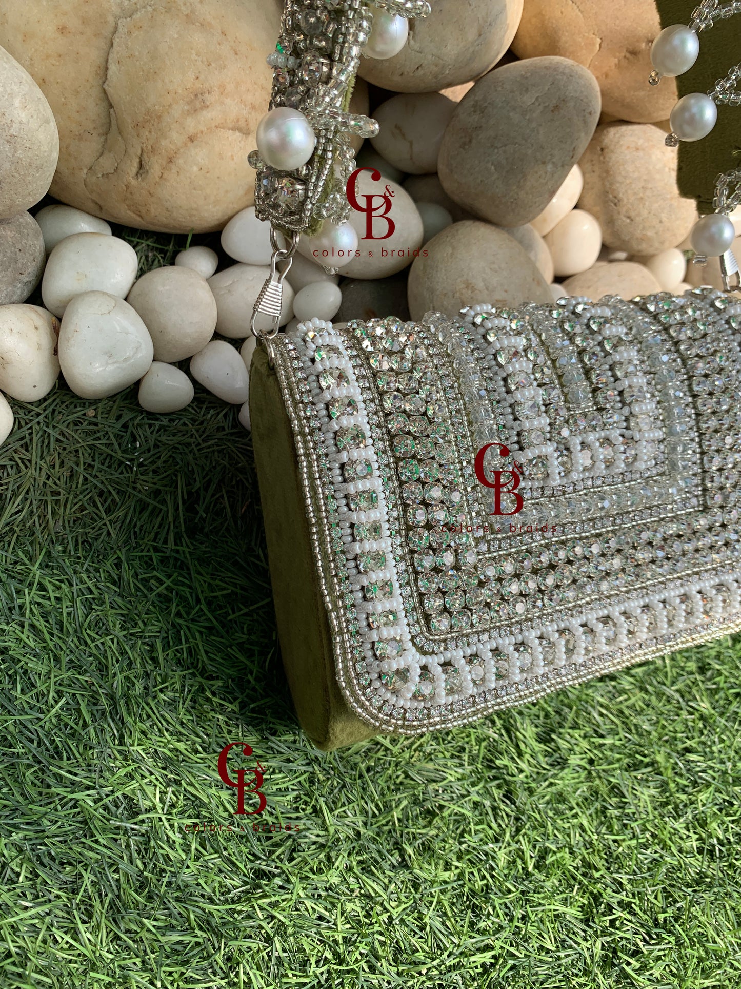 Ammy Crystal Pearl + Crystal - Medium