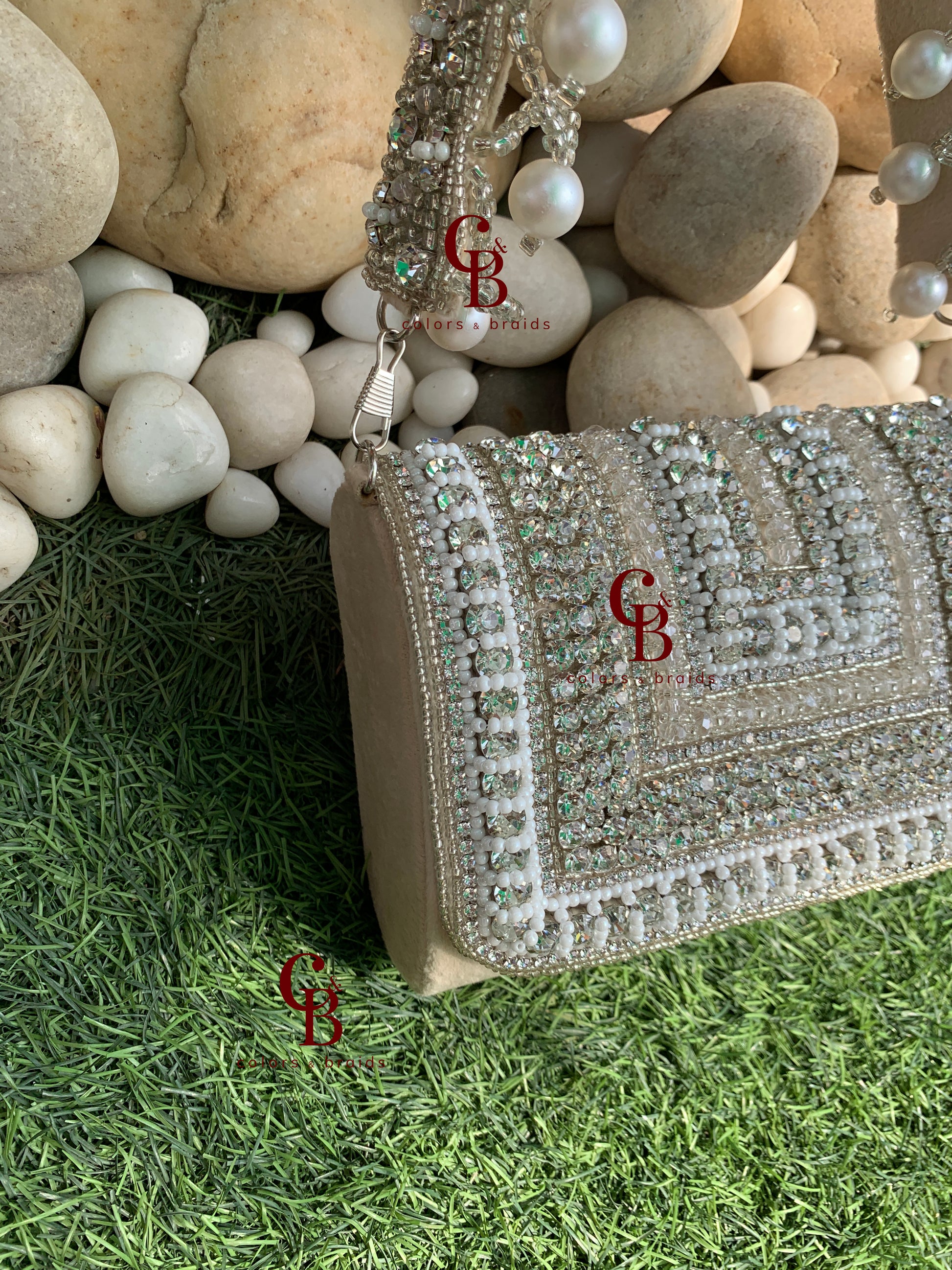 Ammy Crystal Pearl + Crystal - Medium