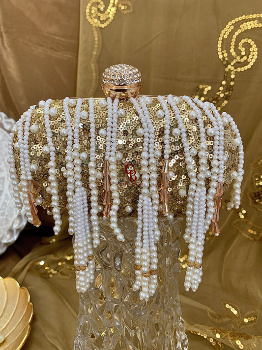 Sage Pearl Clutch