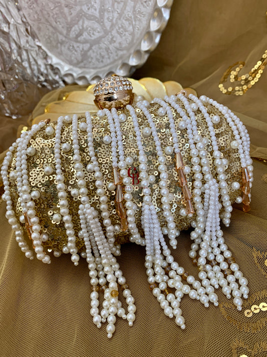 Sage Pearl Clutch
